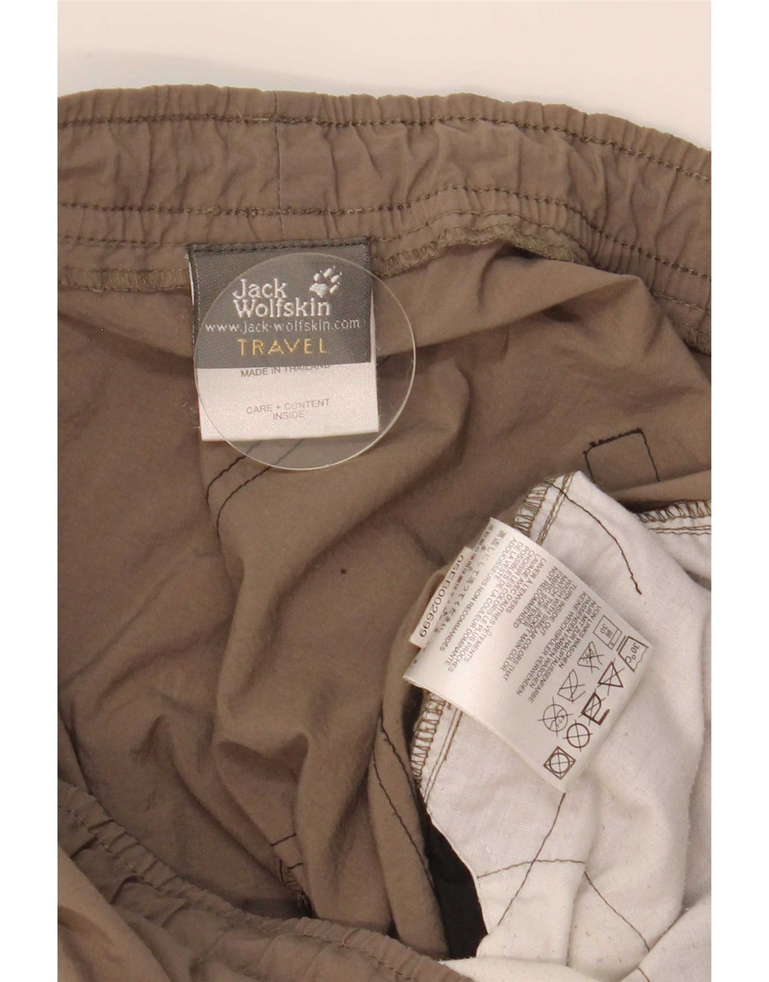 Pantaloni da trekking da uomo Jack Wolfskin Medium W32 L33 Marrone Colourblock