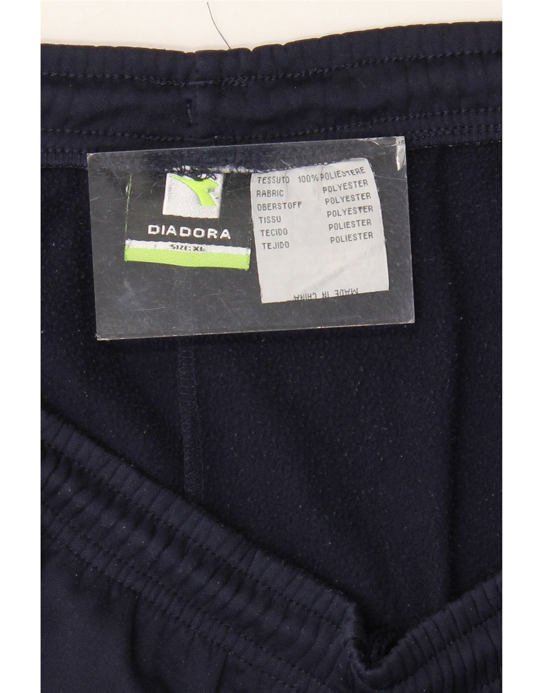 Pantaloncini sportivi da uomo Diadora XL blu navy in poliestere color block