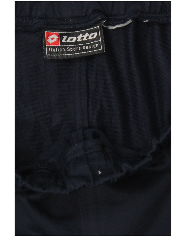 Pantaloni da tuta corti da uomo LOTTO poliestere medio blu navy