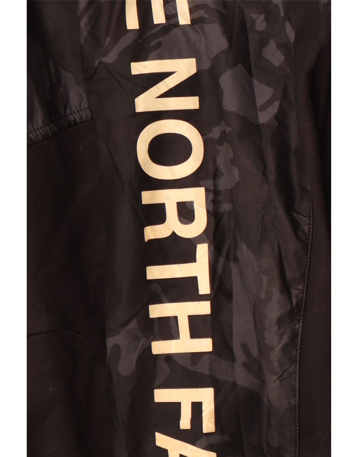 THE NORTH FACE Felpa con cappuccio con zip grafica da uomo piccola sportiva nera