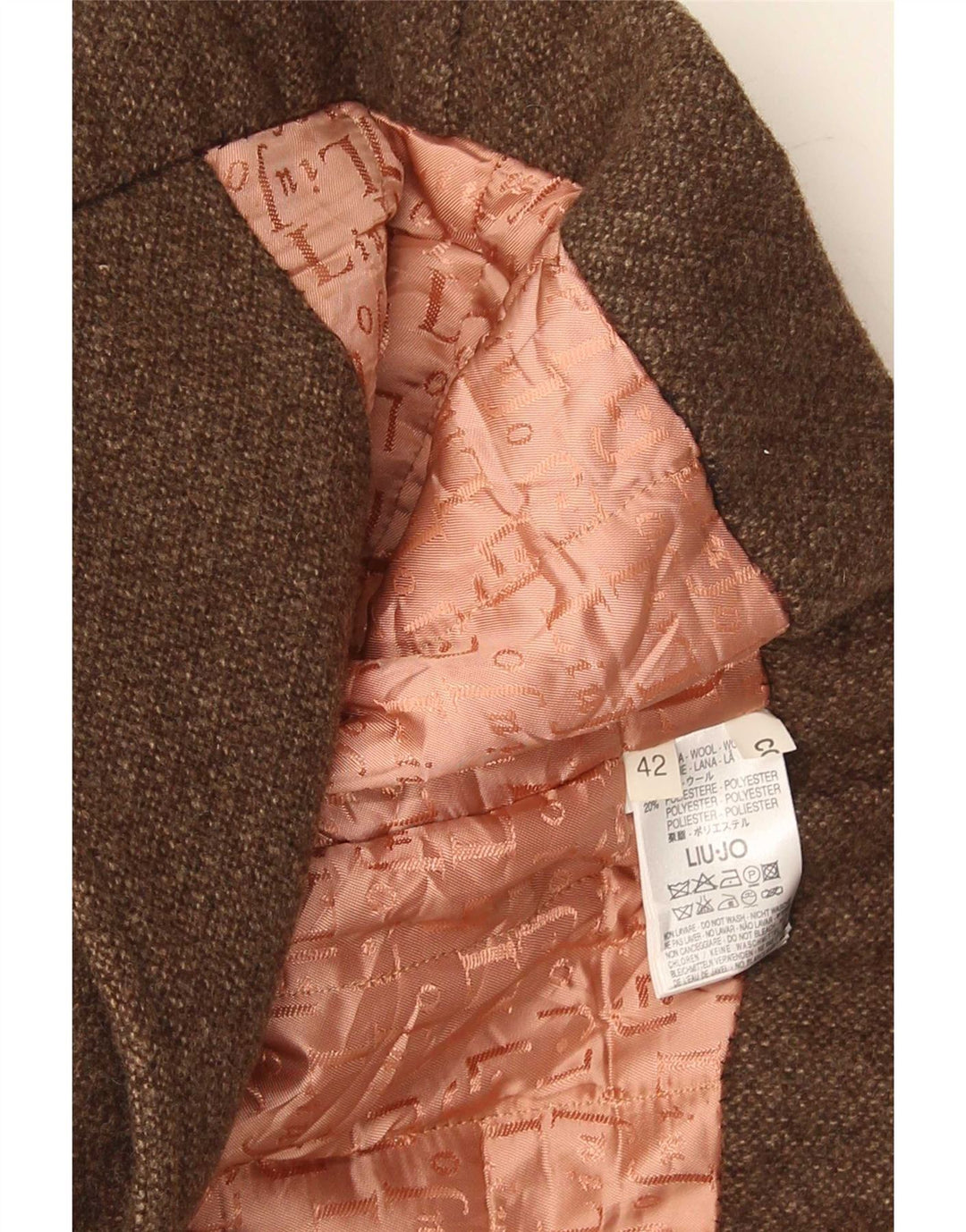 Cappotto Donna Liu Jo IT 42 Marrone Medio Lana