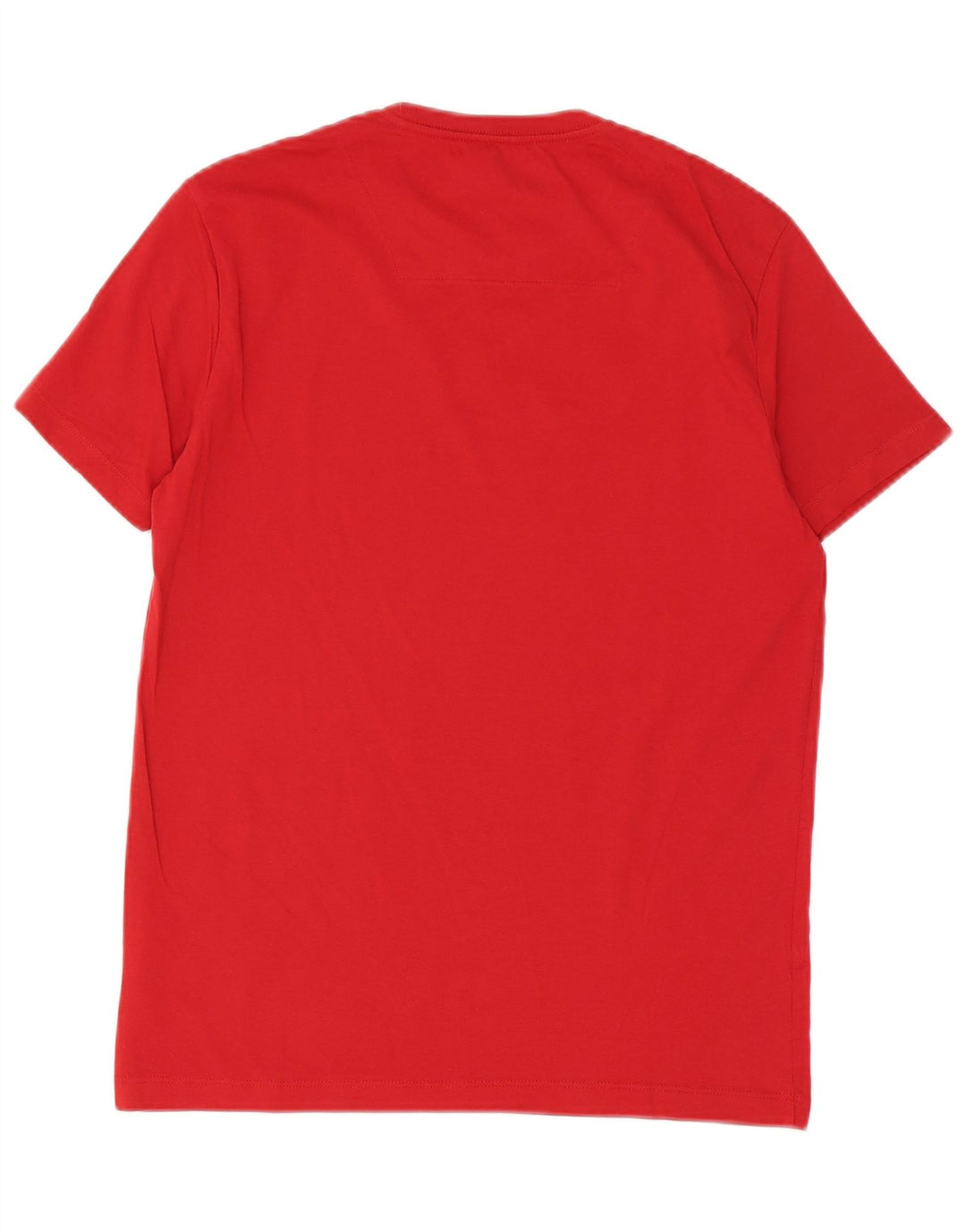 T-shirt grafica da uomo Gas Top piccola in cotone rosso