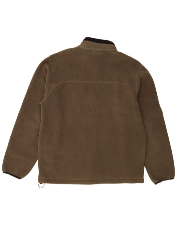 Giacca in pile da uomo Timberland UK 40 grande poliestere kaki