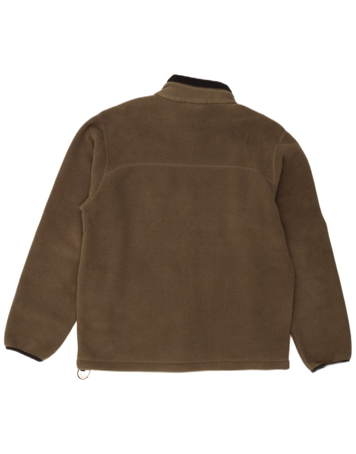 Giacca in pile da uomo Timberland UK 40 grande poliestere kaki