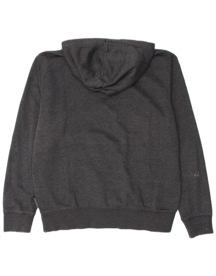 Maglione con cappuccio da uomo French Connection in cotone grigio medio