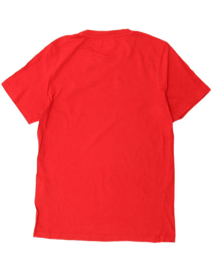 JACK & JONES T-shirt grafica da uomo piccola rossa in cotone