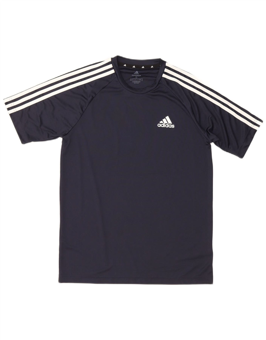 Maglietta Adidas da uomo Top Small in poliestere blu navy