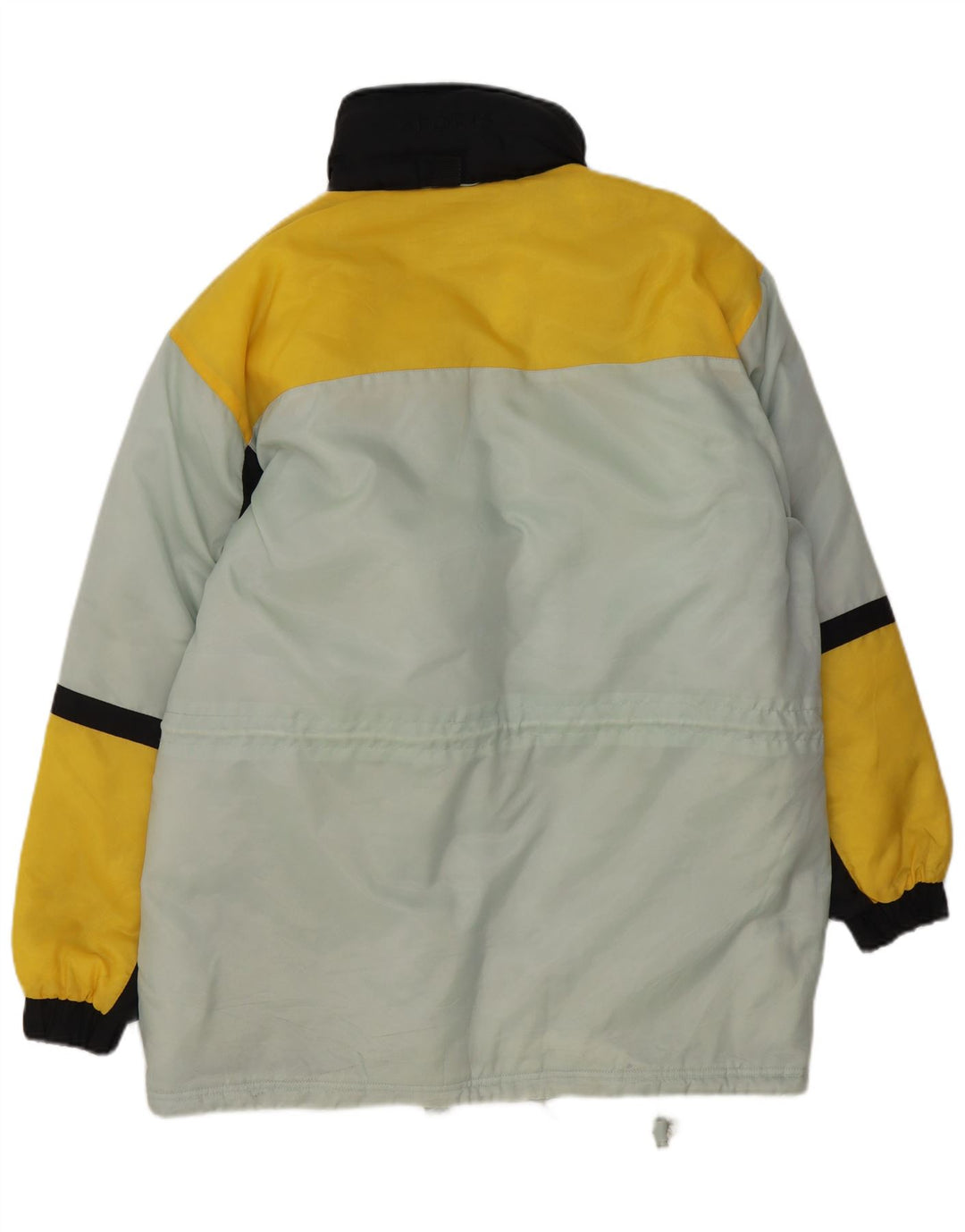 Giacca da sci vintage da uomo UK 38 Poliestere color block blu medio