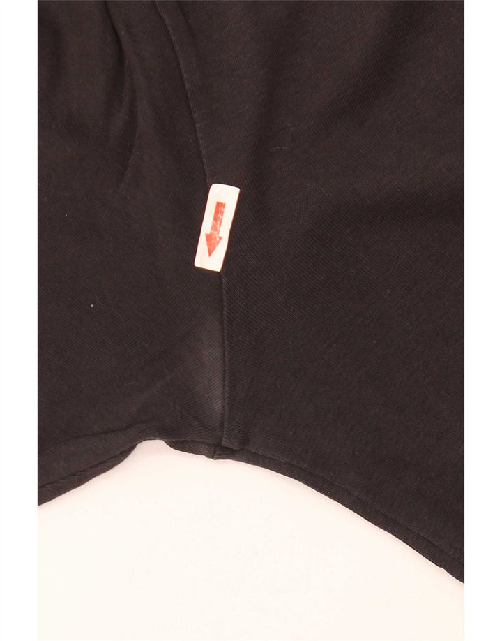 Top da uomo G-Star a maniche lunghe in cotone nero medio