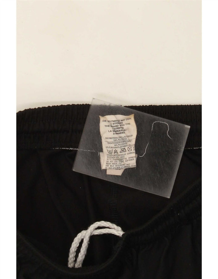 Pantaloni da tuta da uomo Adidas Large neri in poliestere