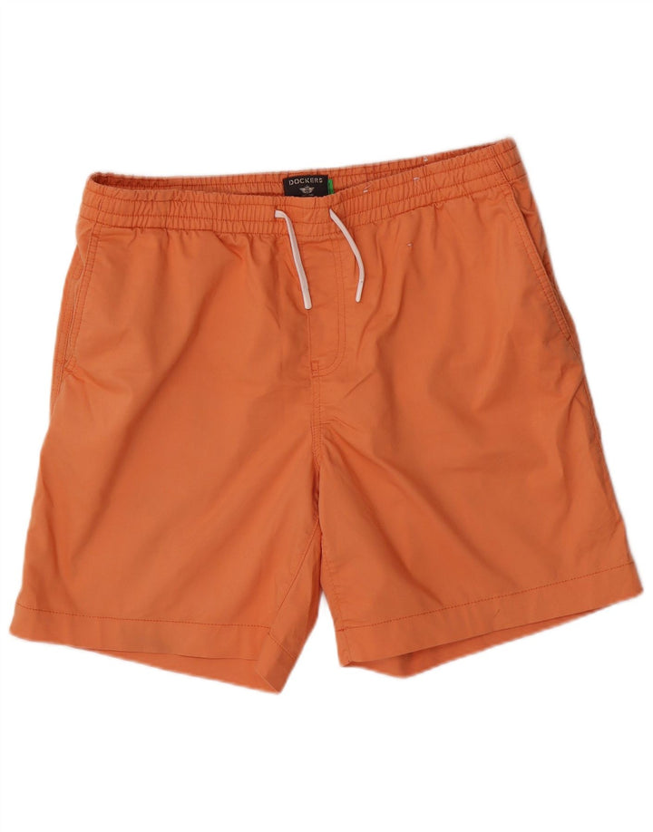 Pantaloncini chino da uomo Dockers grandi W36 poliestere arancione