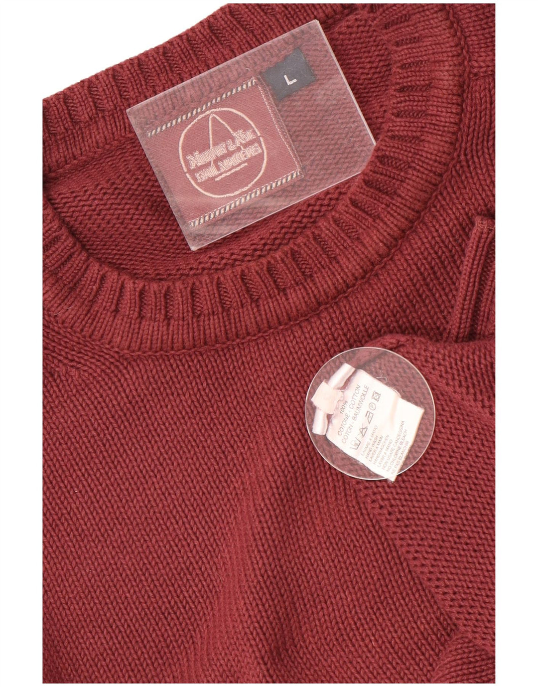 Maglione girocollo da uomo Murphy & Nye grande cotone marrone
