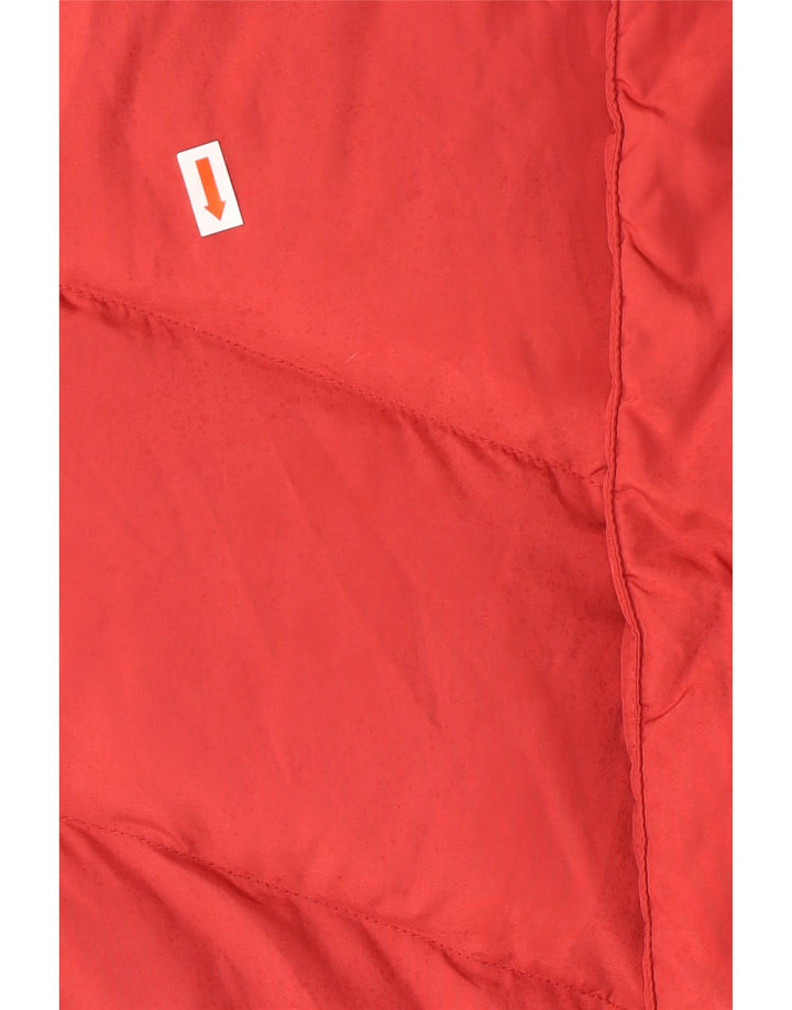 SERGIO TACCHINI Giacca imbottita con cappuccio da uomo UK 42 XL Poliestere rosso