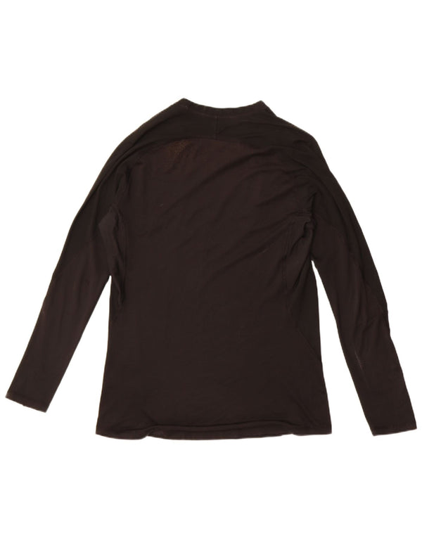 Adidas Donna Climacool Top Manica Lunga UK 14 Grande Nero