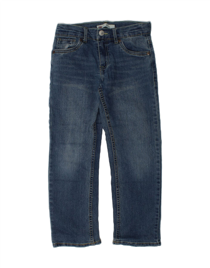 LEVI'S Boys 511 Slim Jeans 6-7 Years W24 L21 Navy Blue Cotton | Vintage Levi's | Thrift | Second-Hand Levi's | Used Clothing | Messina Hembry 