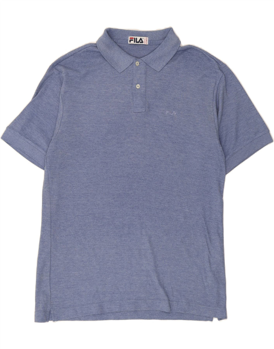 FILA Mens Polo Shirt IT 50 Medium Blue Cotton Vintage Fila and Second-Hand Fila from Messina Hembry 
