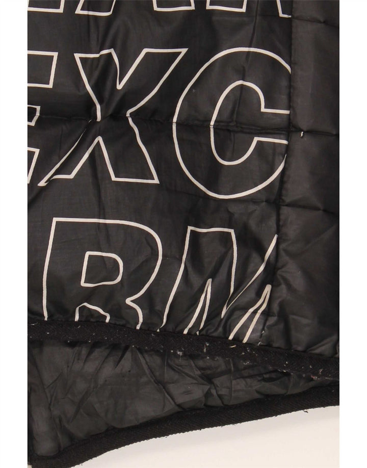 Giacca imbottita grafica da uomo Armani Exchange UK 40 grande nera
