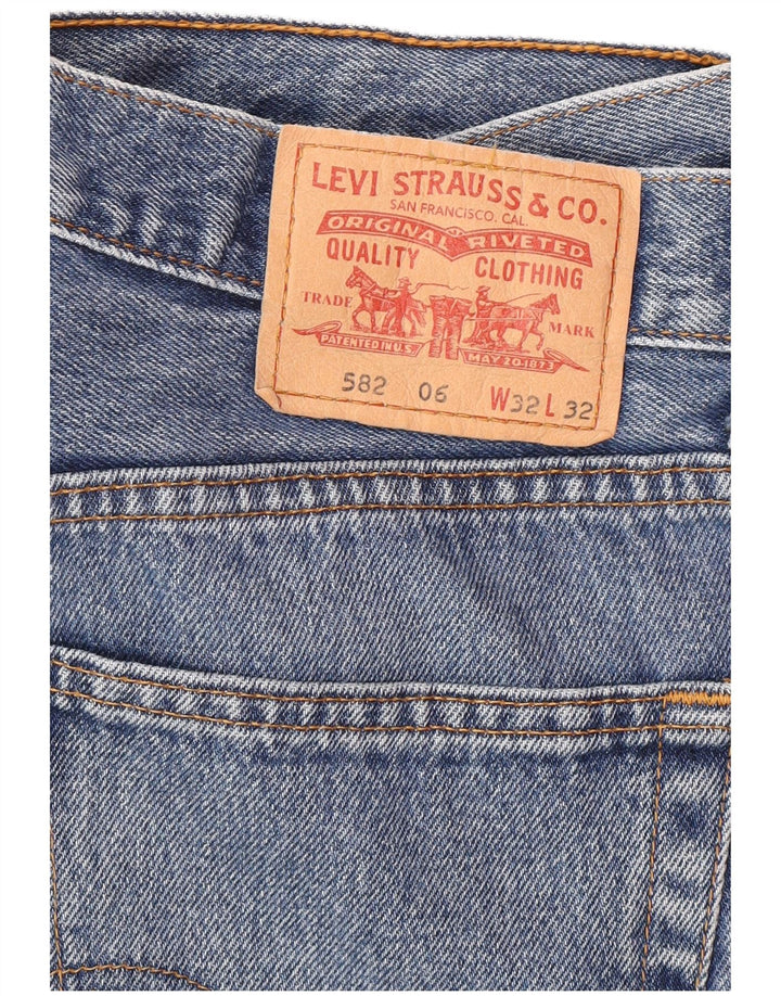 Levi's Uomo 582 Jeans dritti W32 L28 Cotone blu