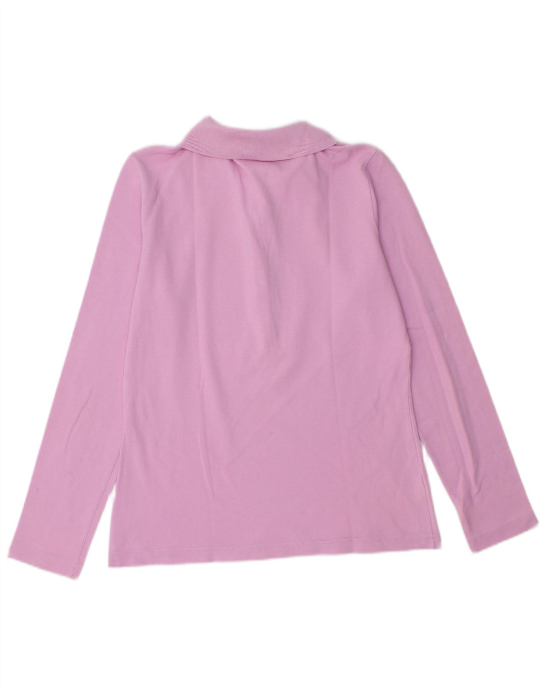 Polo da donna a maniche lunghe Lacoste taglia 40 cotone rosa medio