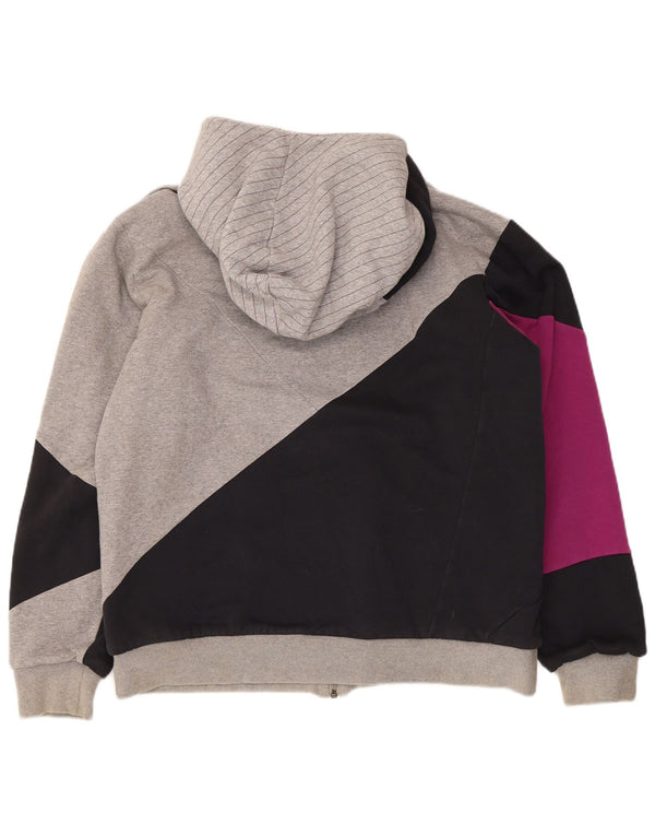 Felpa con cappuccio e zip da uomo Nike UK 42/44 Large multicolore Colourblock