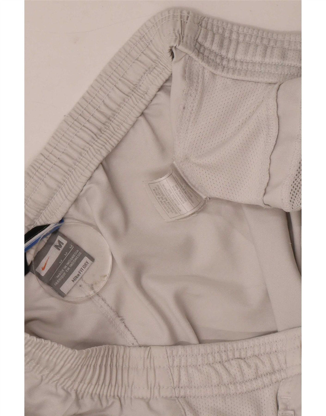 Pantaloncini sportivi Nike da uomo, poliestere bianco medio