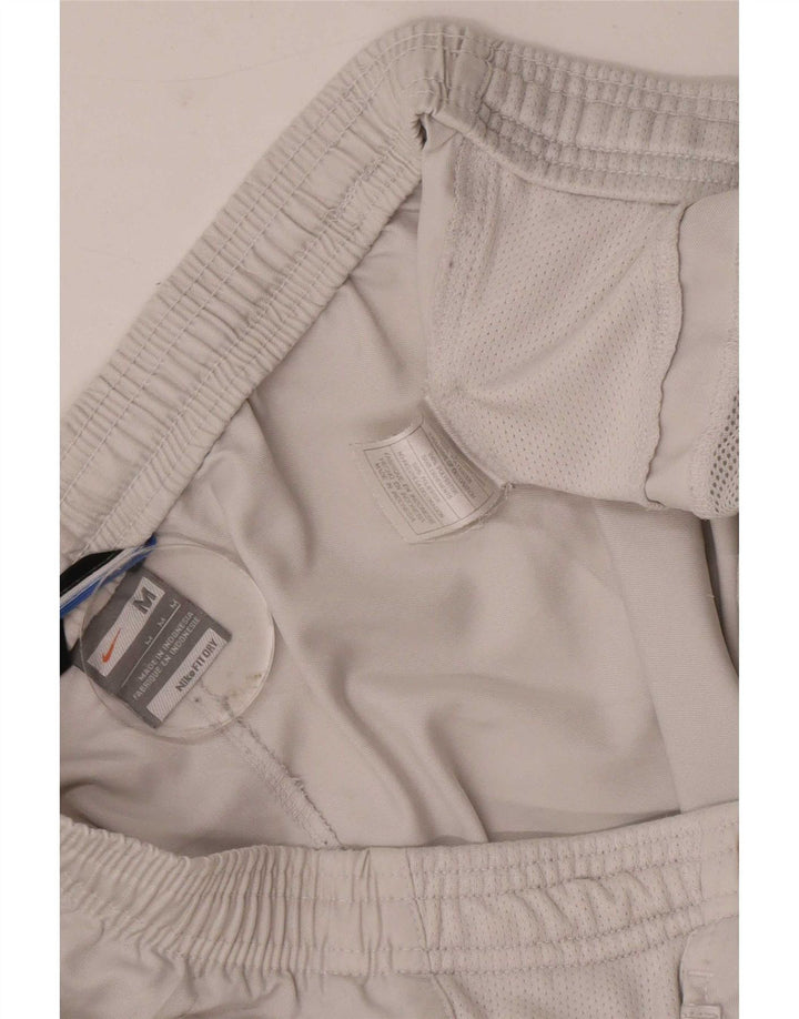Pantaloncini sportivi Nike da uomo, poliestere bianco medio