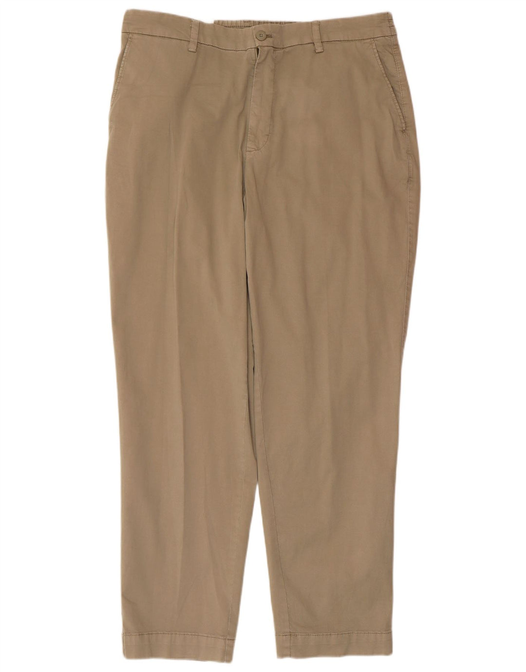 Pantaloni Chino affusolati da Uomo ZARA 2XL W36 L31 Cotone Beige