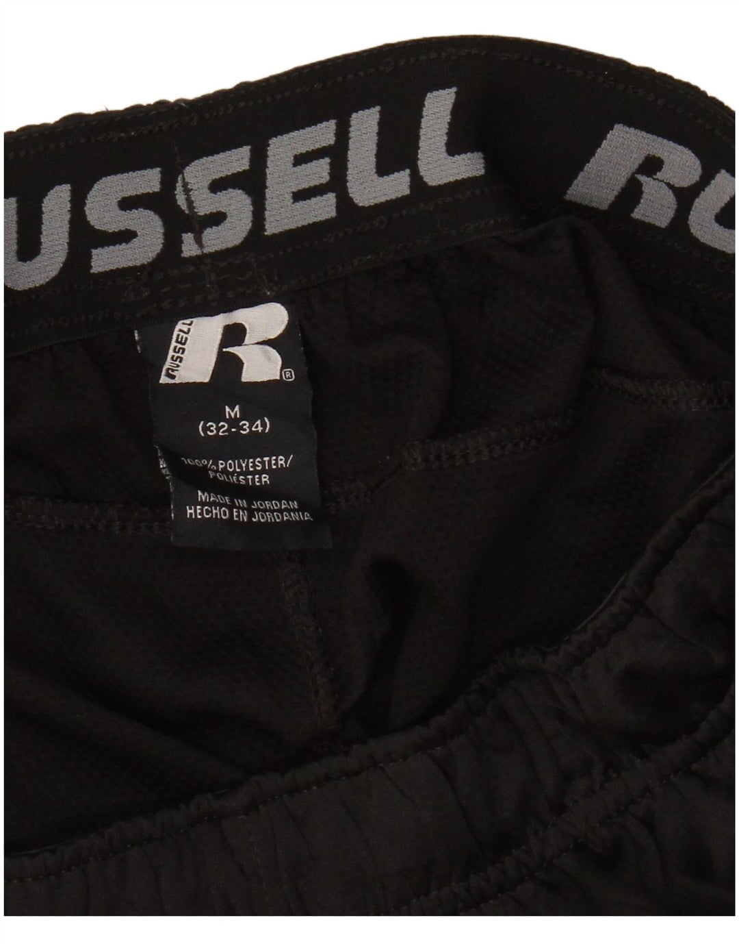 Pantaloncini sportivi Dri-Power da uomo RUSSELL ATHLETIC poliestere nero medio