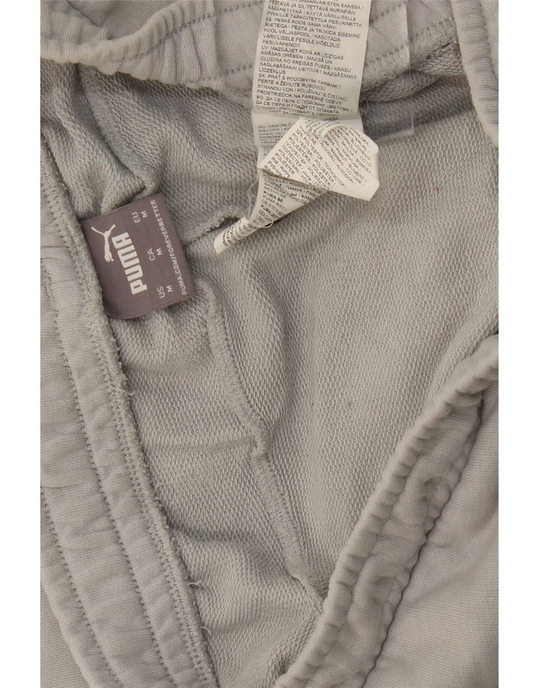 Pantaloni da tuta con grafica PUMA da uomo Joggers grigio medio color block