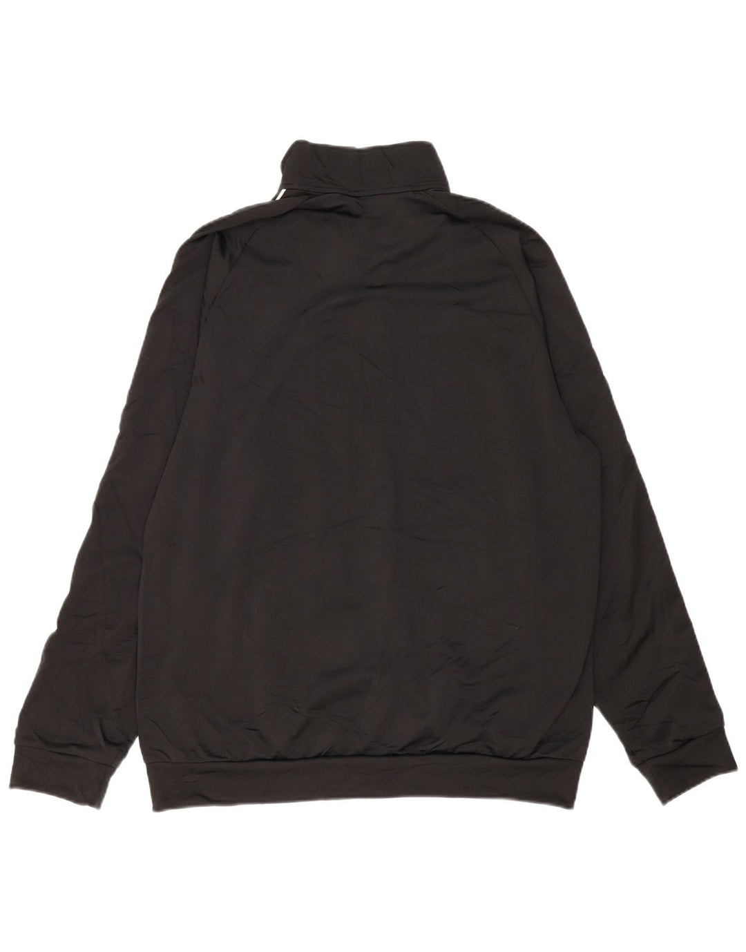 ADIDAS Mens Tracksuit Top Jacket XL Black Polyester
