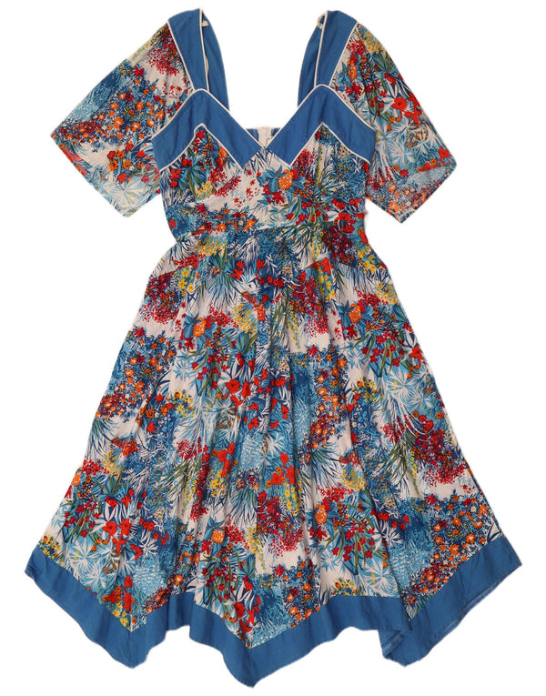 Abito asimmetrico da donna C&A EU 40 cotone floreale medio multicolore