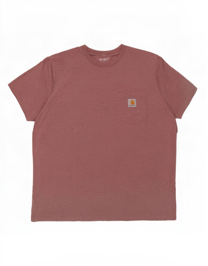 T-shirt da uomo Carhartt Top grande in cotone marrone