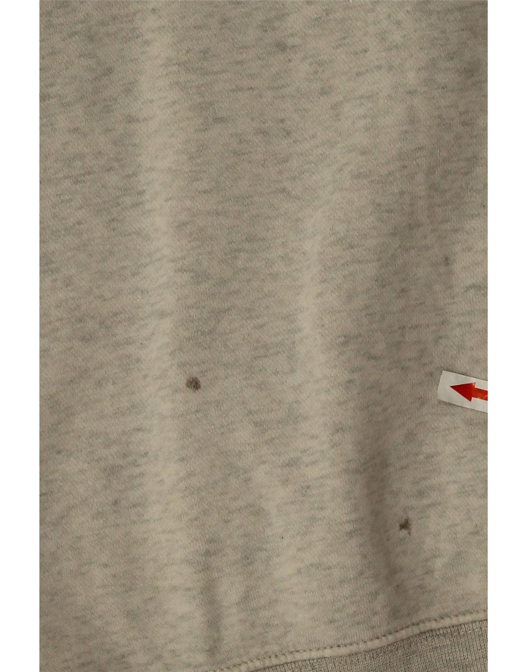 Felpa con cappuccio grafica Nike da uomo in cotone grigio medio