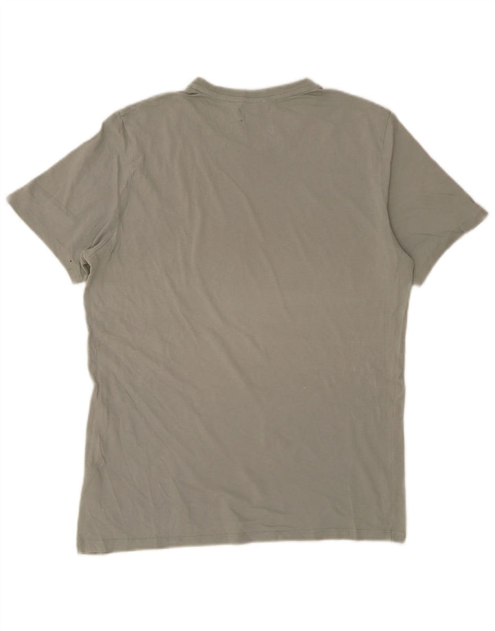 CALVIN KLEIN T-shirt da uomo Top piccola in cotone grigio