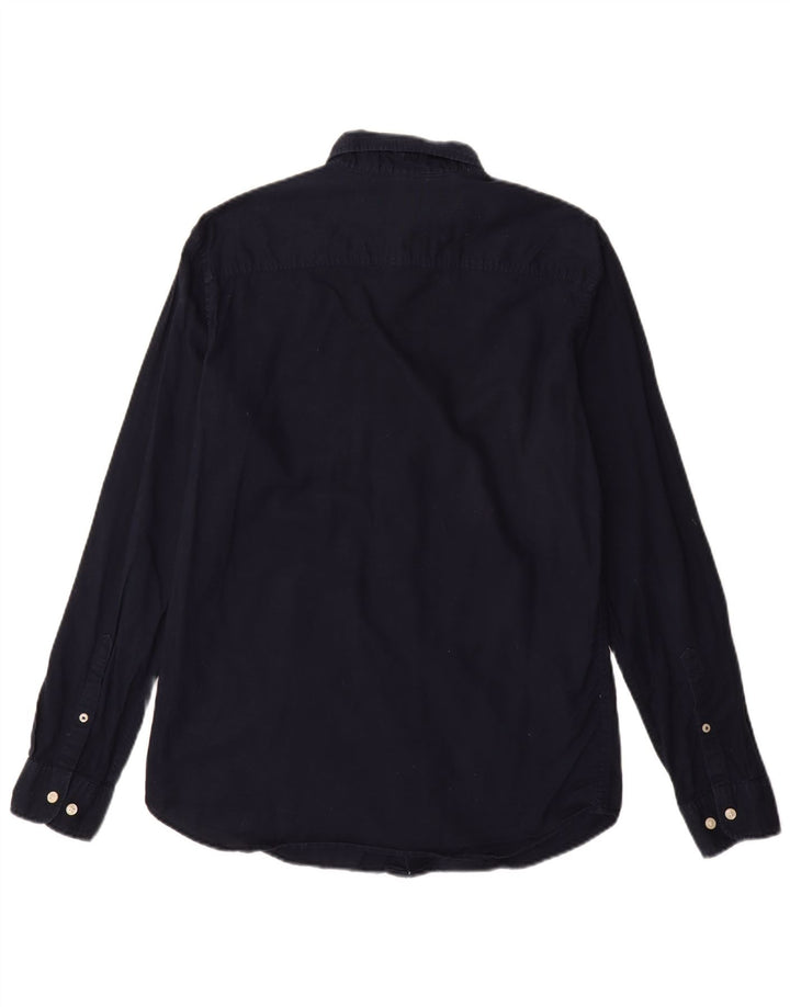 Camicia da uomo Jack & Jones in cotone blu navy medio