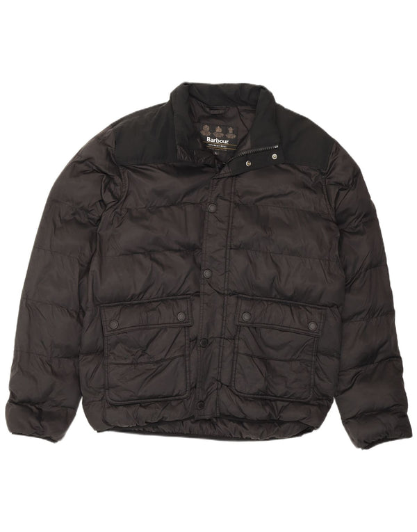 Giacca imbottita da uomo Barbour UK 40 Large nera in poliammide