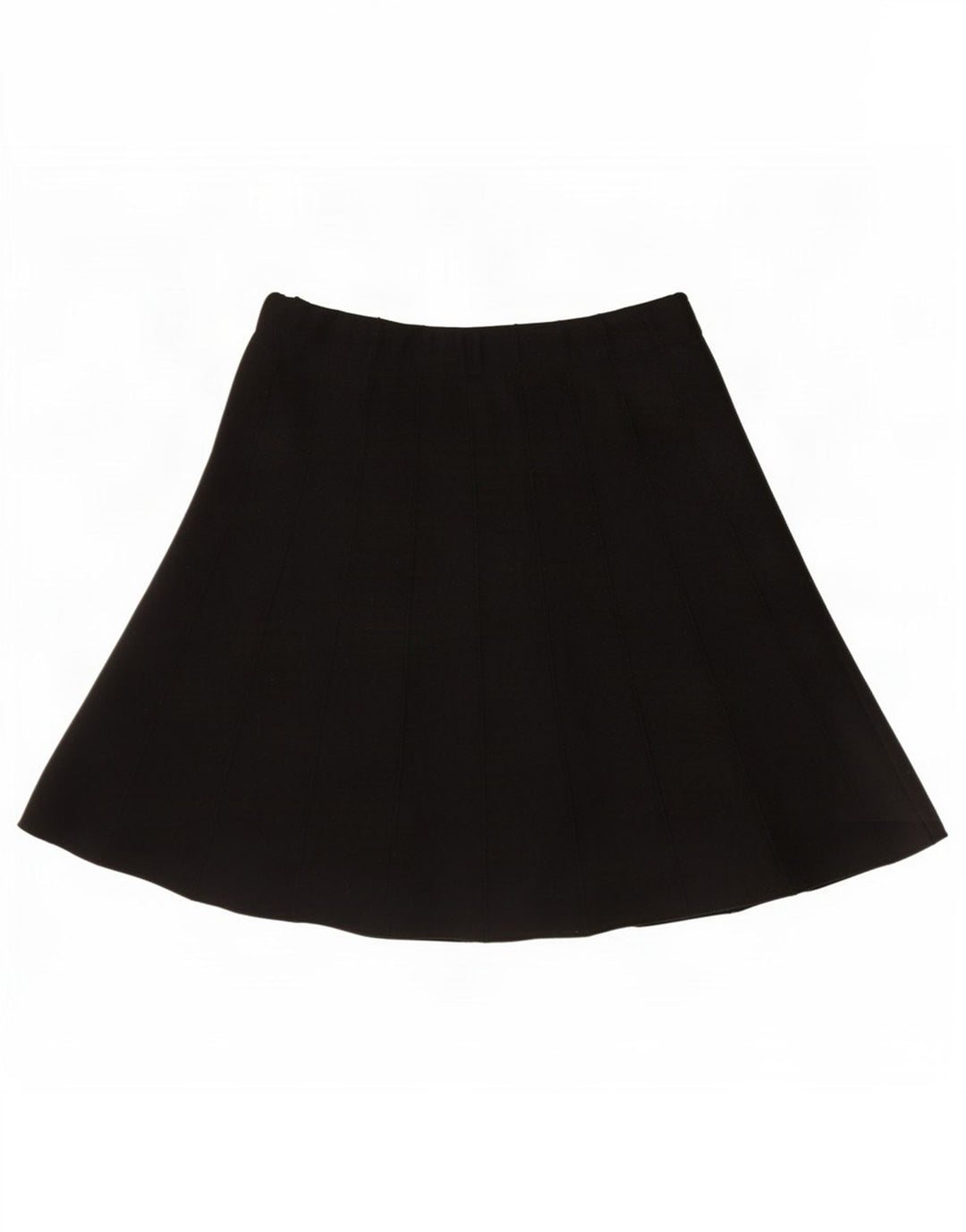 Gonna a trapezio da donna Zara media W28 viscosa nera