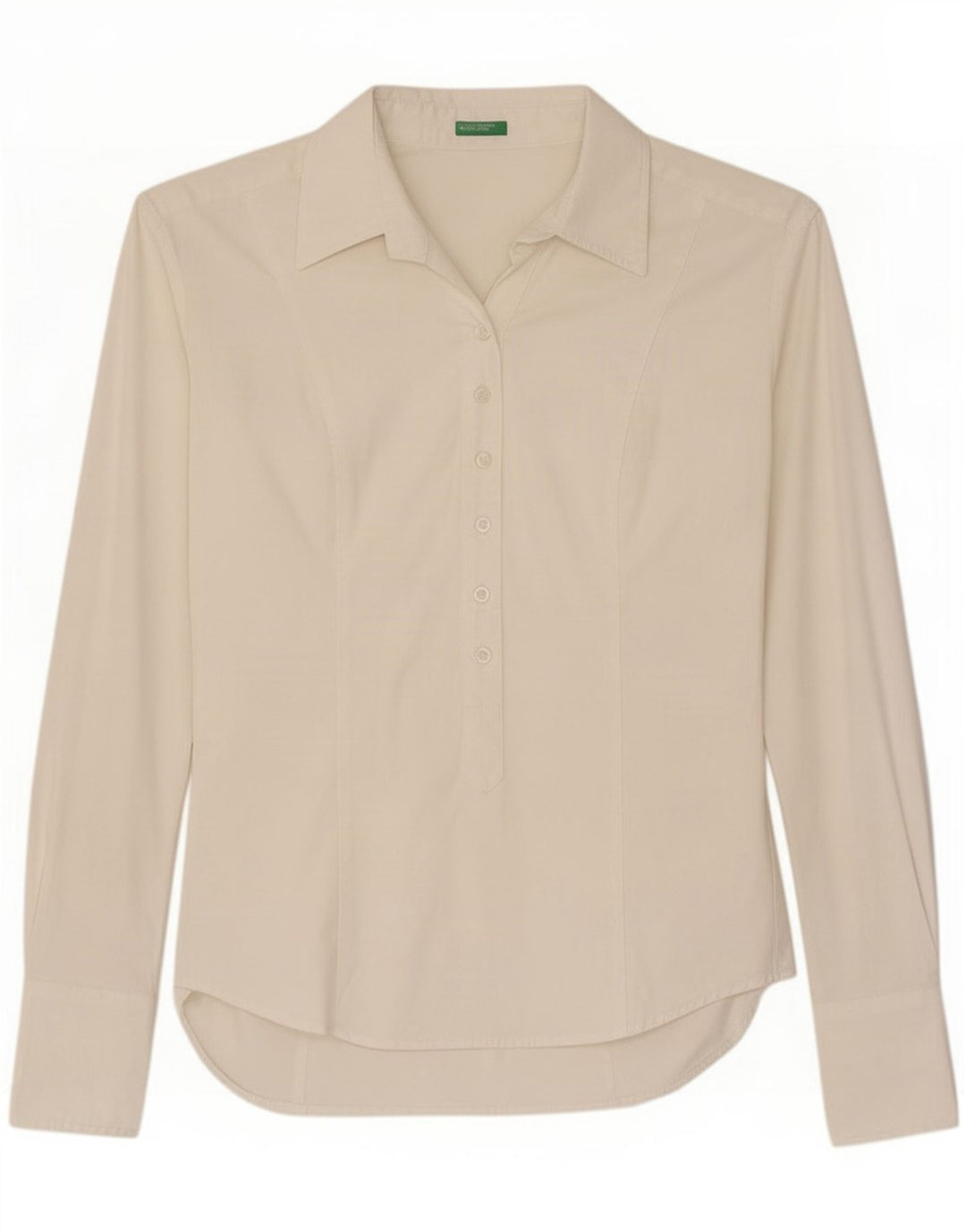 Camicia pullover da donna Benetton UK 10 piccola bianca