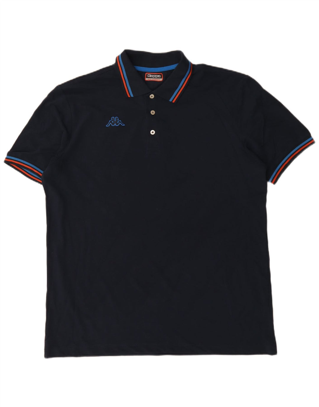 Polo Kappa Uomo 2XL Cotone Nero