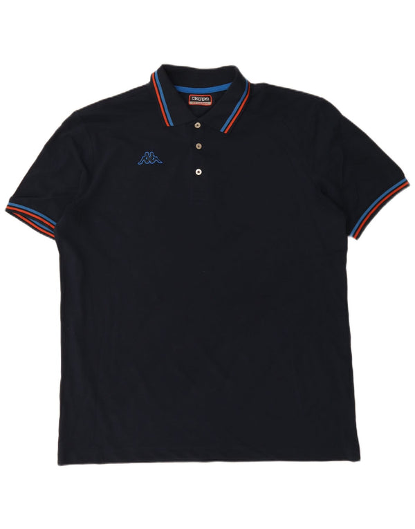 Polo Kappa Uomo 2XL Cotone Nero