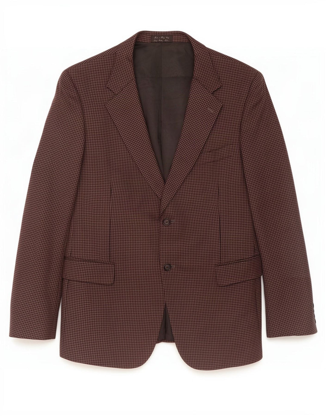 Giacca blazer da uomo a 2 bottoni Durban UK 38 Lana nuova pied de poule grigio medio