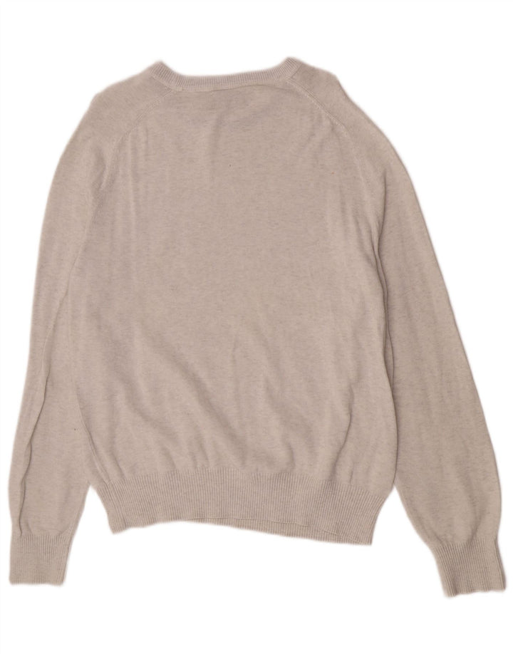 Maglione da uomo con scollo a barca Penguin 2XL cotone grigio