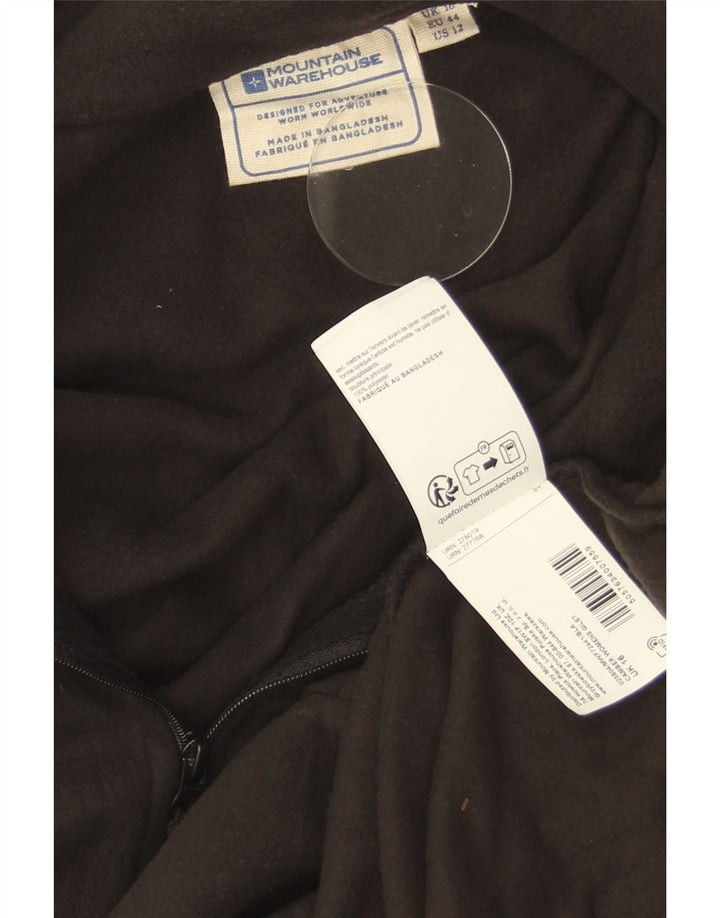 Gilet in pile da donna Mountain Warehouse UK 16 Large Marrone Poliestere