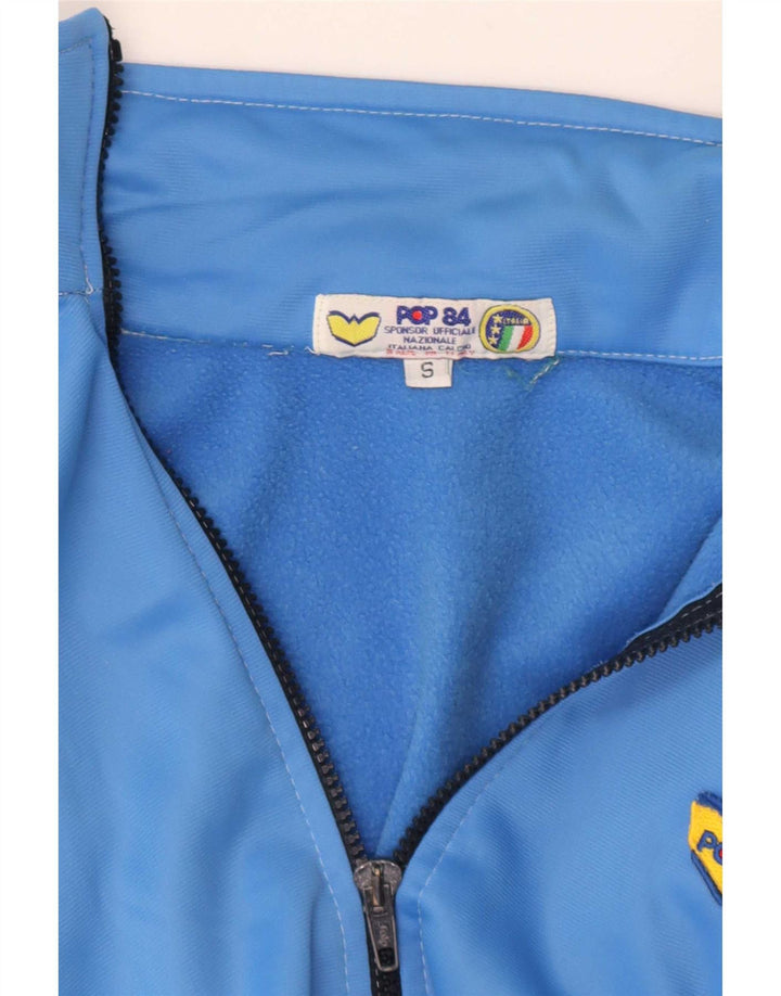 POP 84 Giacca da tuta da uomo piccola blu Colourblock