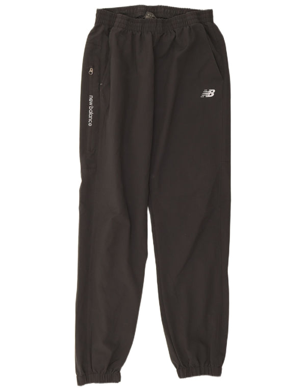 New Balance Mens Graphic Tracksuit Trousers Joggers Large  Grey Polyester