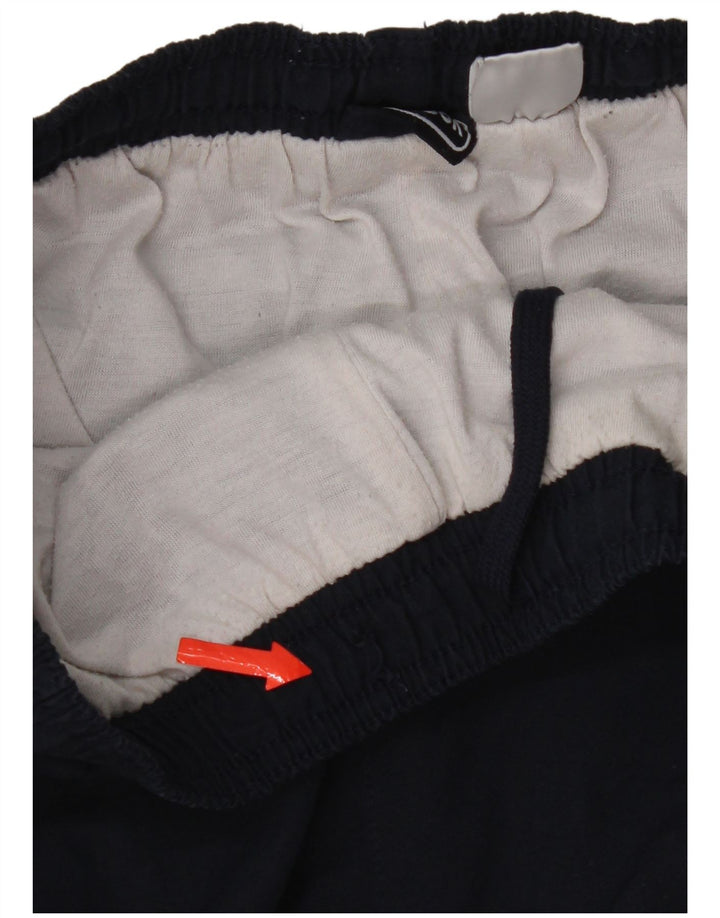 Pantaloni da tuta con grafica Reebok da uomo, pantaloni da jogging, medio, blu navy, in poliestere