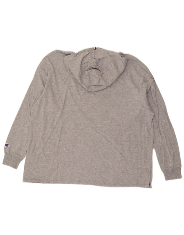 Felpa con cappuccio grafica da donna Champion UK 18 XL Grigio chiazzato