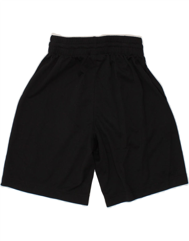 NIKE Boys Graphic Sport Shorts 8-9 Years Small Black Vintage Nike and Second-Hand Nike from Messina Hembry 