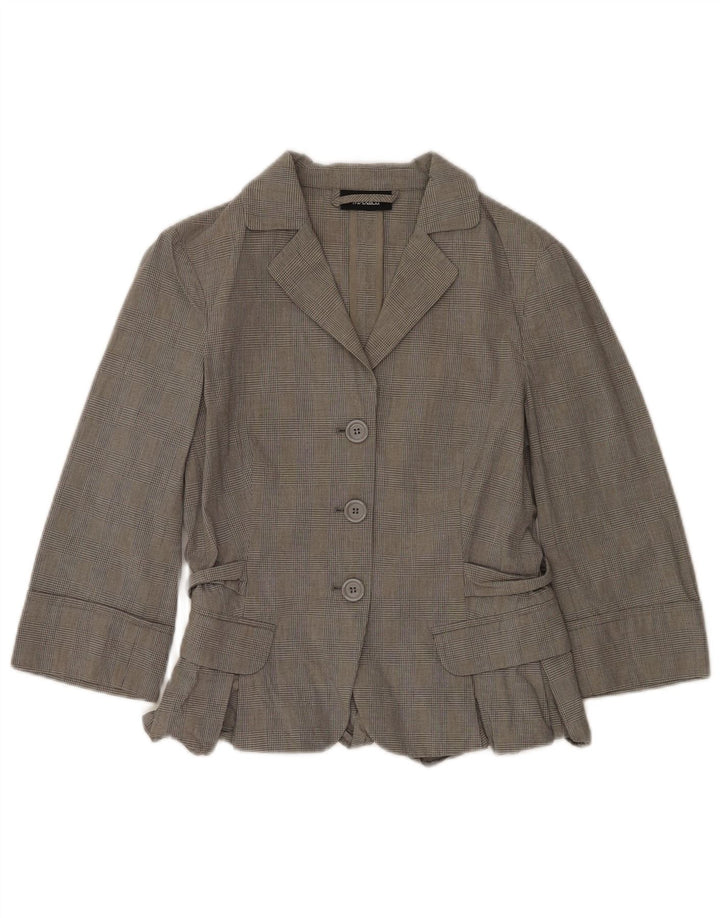 Max & Co. Abito da donna in 2 pezzi con maniche a 3/4 UK 12 Medium W30 L31 Grigio a quadri