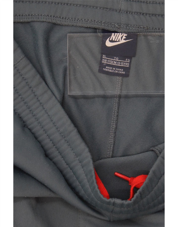 NIKE Boys Tracksuit Trousers 13-14 Years XL Grey Polyester Vintage Nike and Second-Hand Nike from Messina Hembry 